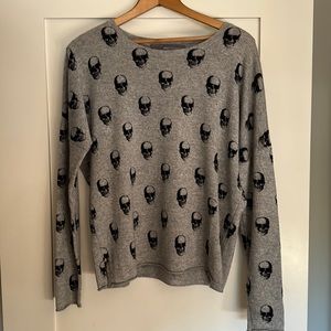 360 Cashmere Skull Sweater